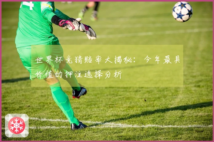 世界杯竞猜赔率大揭秘：今年最具价值的押注选择分析