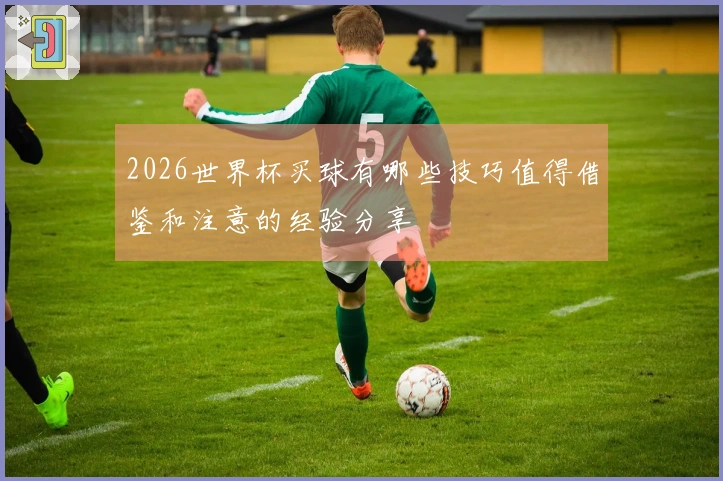2026世界杯买球有哪些技巧值得借鉴和注意的经验分享